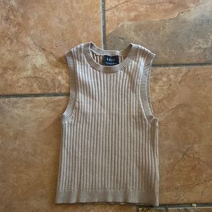 Brown soft tank top